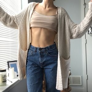 Long, slouchy cardigan